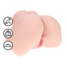 Bodyforms - Bree Knox - Dual Entry Vibrating Masturbator - 4,2 kg / 9.3 lbs - Flesh