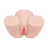 Bodyforms - Vivica Lenore - Dual Entry Vibrating Masturbator - 3,5 kg / 7.7 lbs - Flesh