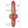 Heavy Hitter Vibrating Dildo Liquid Silicone