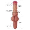 Mutant Rumbler Vibrating Dildo Liquid Silicone