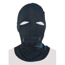 FFS Zipper Face Hood Black