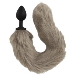 Fluffy Tail Grey
