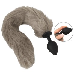 Fluffy Tail Grey