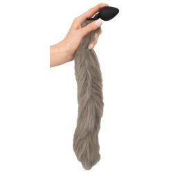 Fluffy Tail Grey