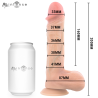 Mr Intense - Logan Vibrator Dildo Silicone With Heat Effect And Remote Control 20 Cm -Ø- 4,1 Cm