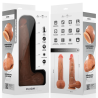 Mr Intense - Bruce Xl Silicone Dildo With Testicles 25.5 Cm -Ø- 5.5 Cm