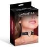 Cinderella Collar With Heart Ring Black