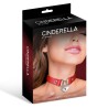 Cinderella Red Collar With Heart Lock