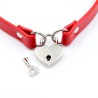 Cinderella Red Collar With Heart Lock