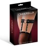 Cinderella Black Garter With Heart
