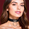 Cinderella Black Collar With Ring