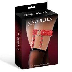 Cinderella Red Garter With Heart
