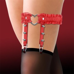 Cinderella Red Garter With Heart