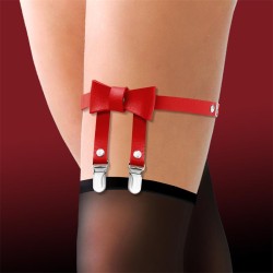 Cinderella Red Garter With Bow Tie