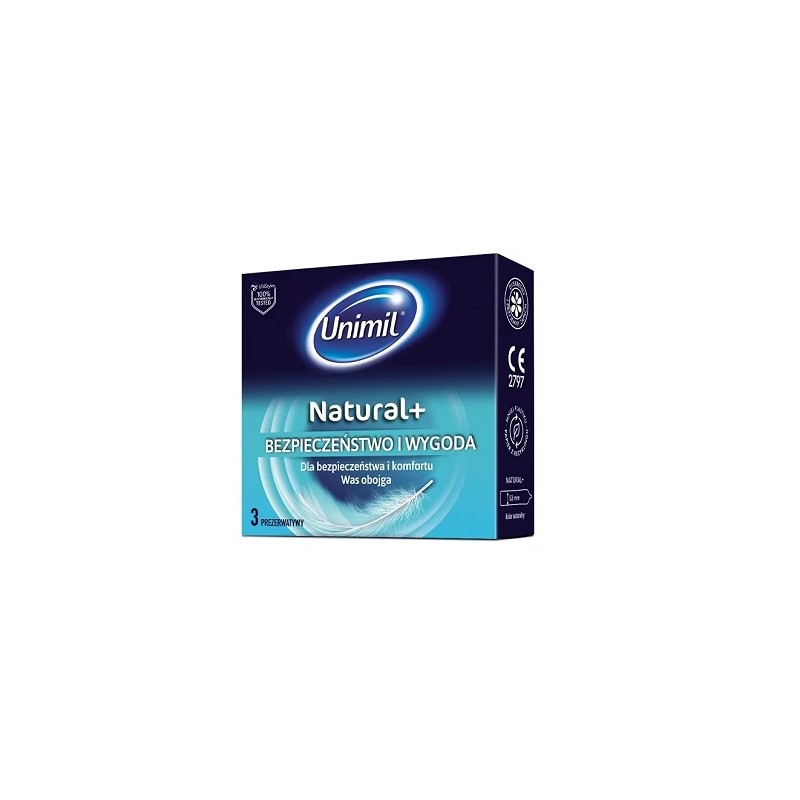 UNIMIL Prezerwatywy 3 NATURAL +