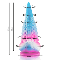 Epic - Phorcys Blue Tentacle Dildo Large Size