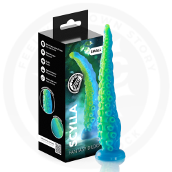 Epic - Scylla Dildo Thin Tentacle Fluorescent Small Size