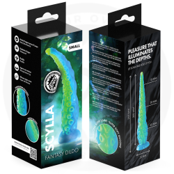 Epic - Scylla Dildo Thin Tentacle Fluorescent Small Size