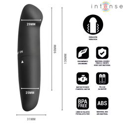 Intense Fun Toys - Intense - Phil G-Spot Vibrator Black 13 Cm
