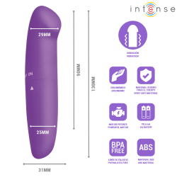 Intense Fun Toys - Intense - Phil G-Spot Vibrator Purple 13 Cm