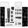 Intense Fun Toys - Intense - Kurt Mini Massager With 4 Interchangeable Heads Black