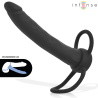 Intense For Him - Intense- Lucas Anal Dildo With Cock And Testicle Ring Silicone