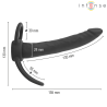 Intense For Him - Intense- Lucas Anal Dildo With Cock And Testicle Ring Silicone