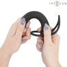 Intense For Him - Intense- Lucas Anal Dildo With Cock And Testicle Ring Silicone