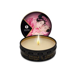 Shunga mini massage candle aphrodisia roses petals
