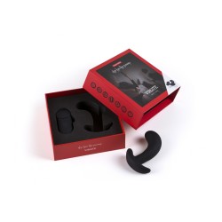 ERGONOMIC PROSTATE VIBRATOR W/ REMOTE CONTROL